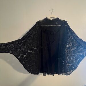 Killstar Black Lace Detail mini dress